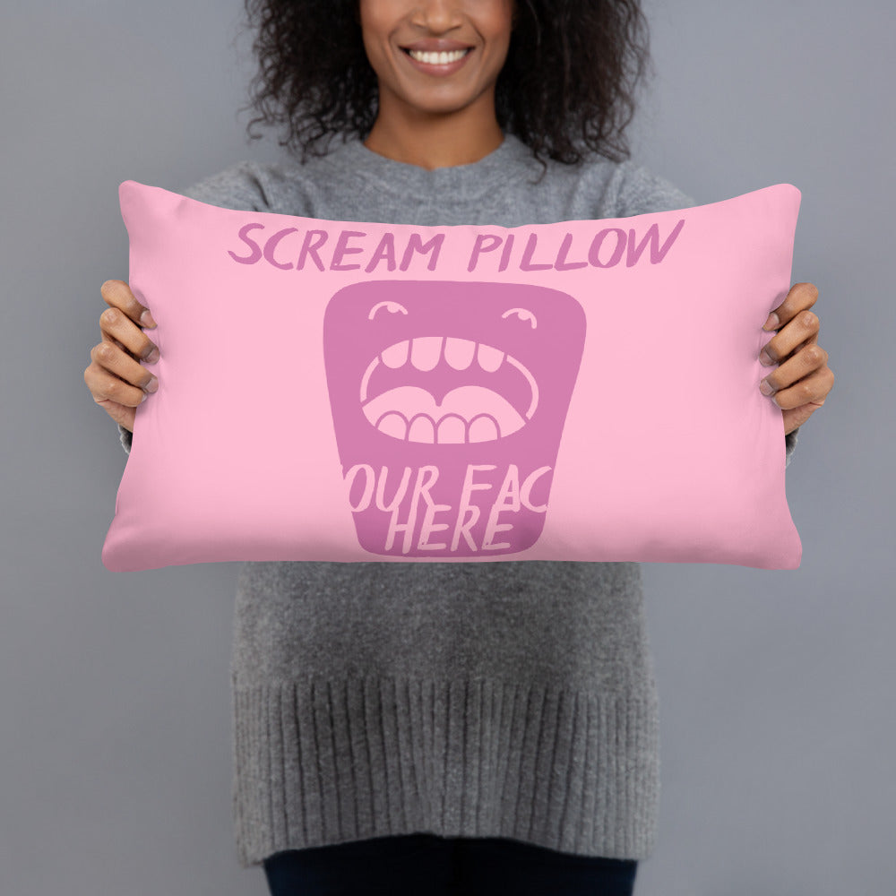 Scream Pillow - Cotton Candy