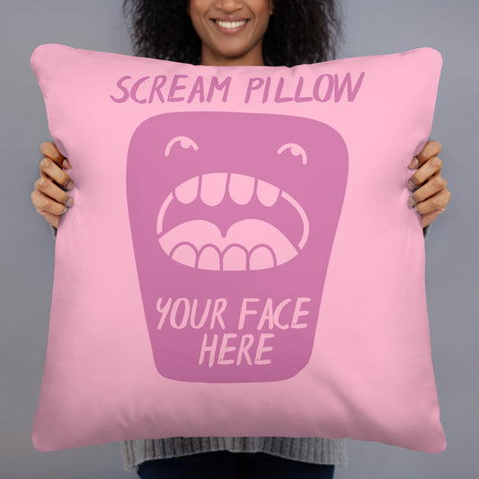 Scream Pillow - Cotton Candy