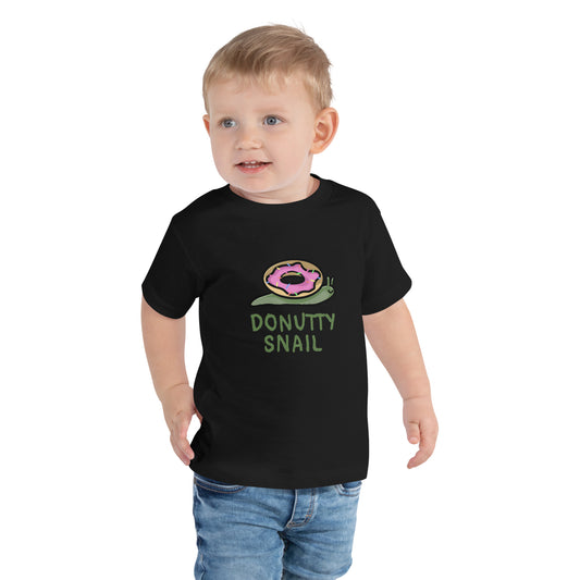 Donutty Snail Toddler Short Sleeve Tee