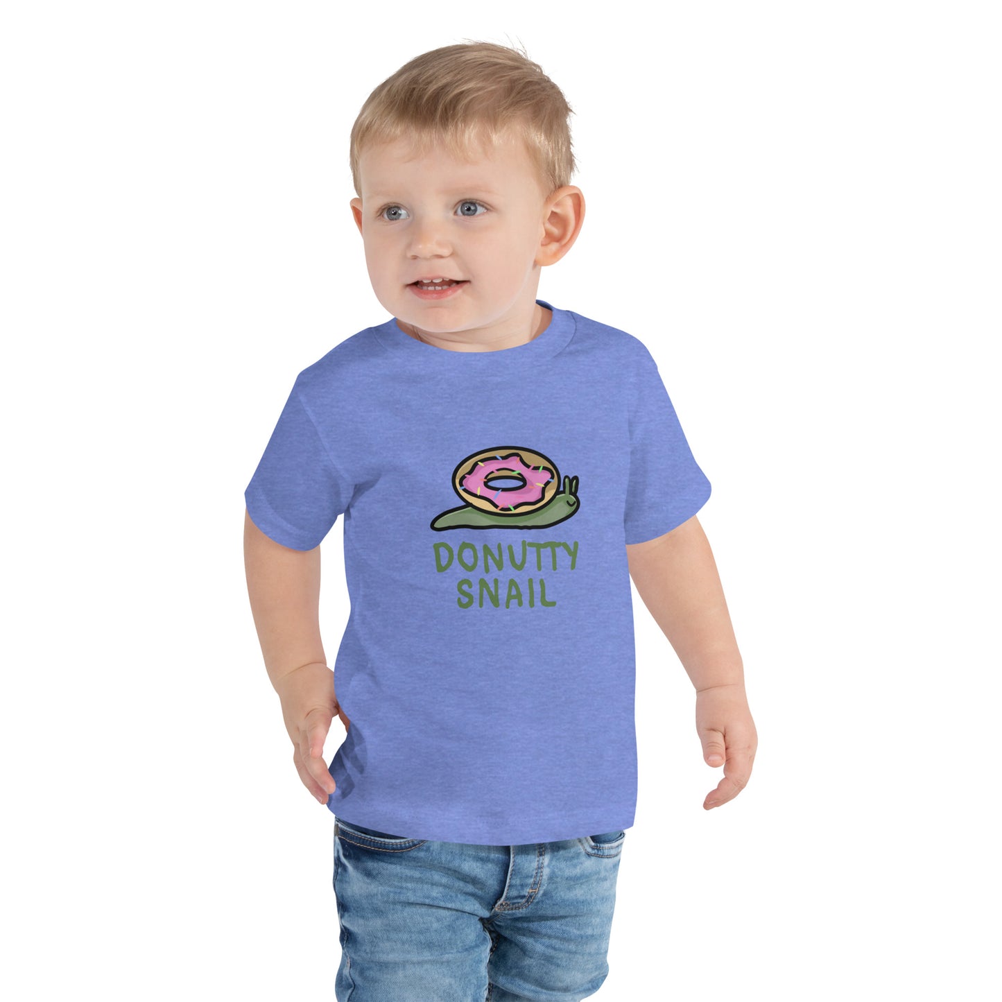 Donutty Snail Toddler Short Sleeve Tee