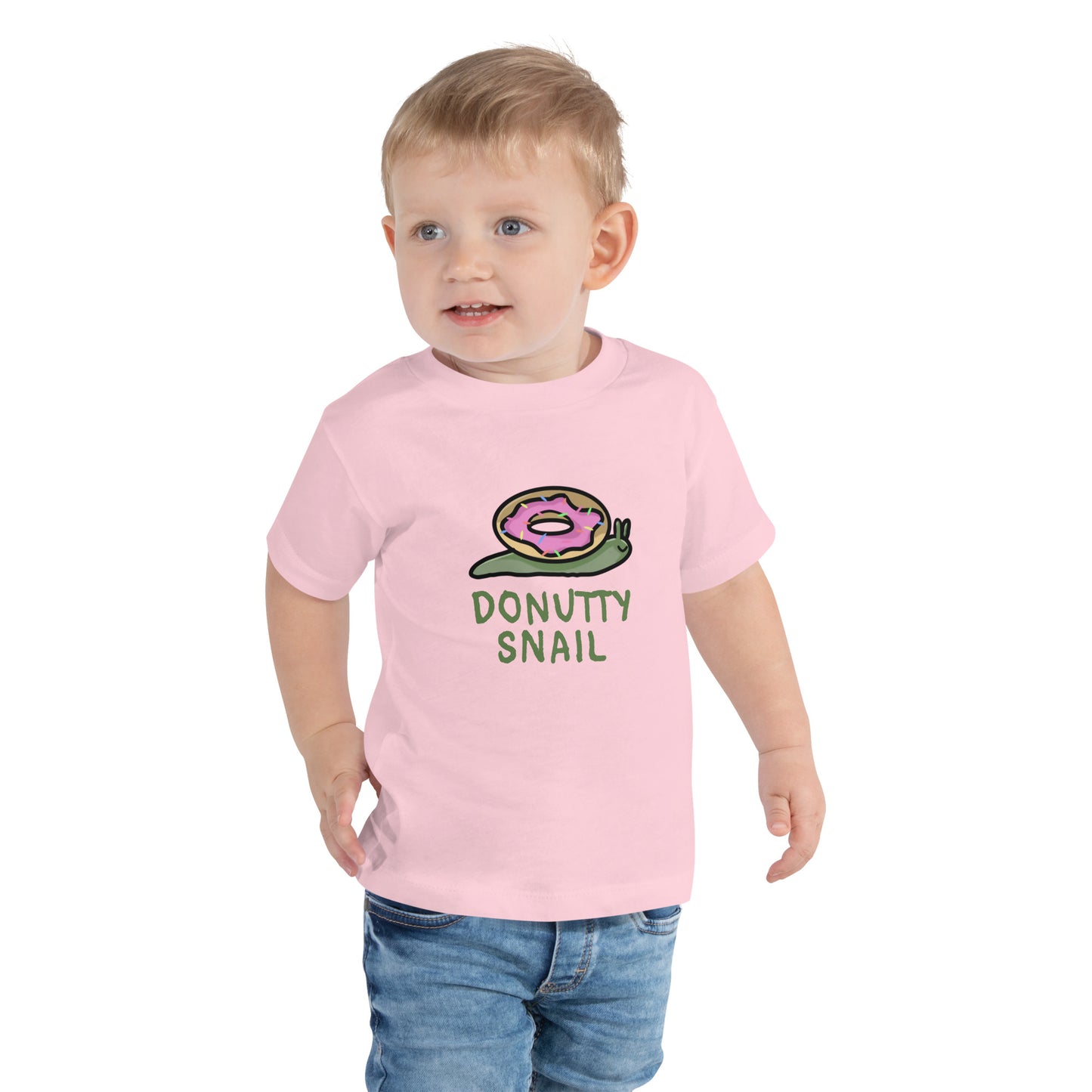 Donutty Snail Toddler Short Sleeve Tee